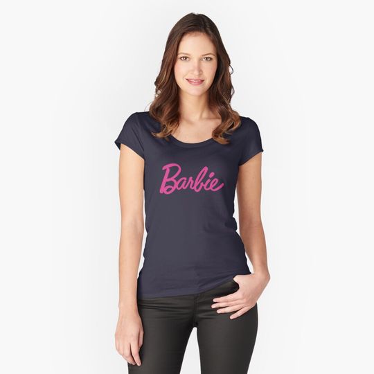 Barbie princess Fitted Scoop T-Shirt