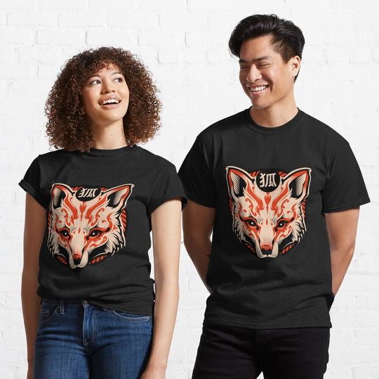 Kitsune Fox Japan Animal Series Classic T-Shirt