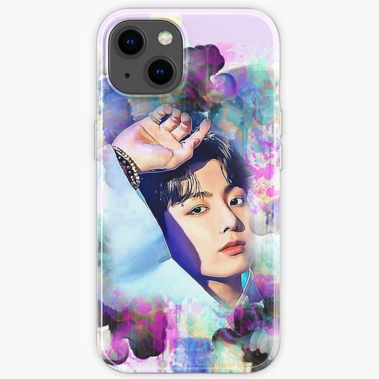BTS Jungkook colorful art  iPhone Case