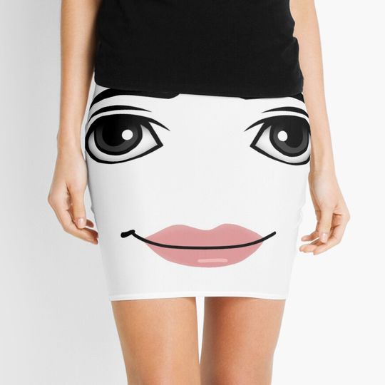 Roblox Woman Face Mini Skirt