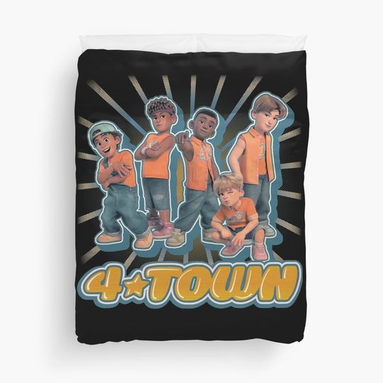 4TOWN Turning Red Merch Essential T Duvet Cover