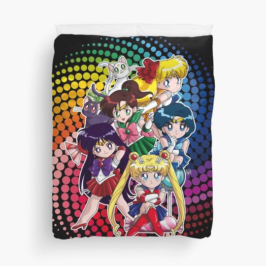 Sailor moon - Chibi Candy Duvet Cover