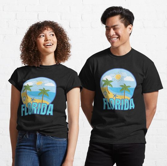 FLORIDA BEACH SUMMER DESIGN | Florida Gifts  Classic T-Shirt