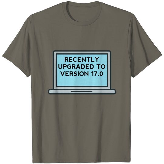 Upgraded To Version 17.0 17th Birthday T Shirt