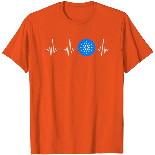 Cardano Heartbeat Cryptocurrency ADA Cardano Coin T Shirt