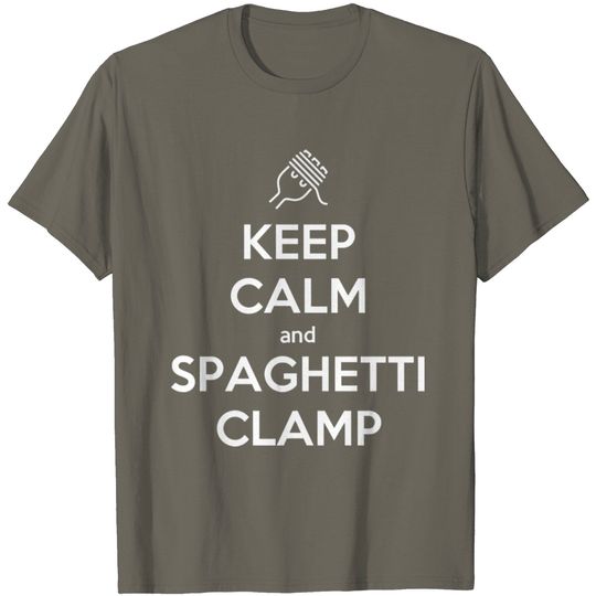 Keep Calm And Spaghetti Clamp Funny Italian Lover T Shirt