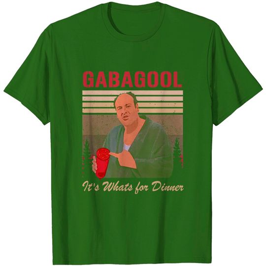 Gabagool Tony Sopranos It's Whats for Dinner Unisex Women Men T-Shirt