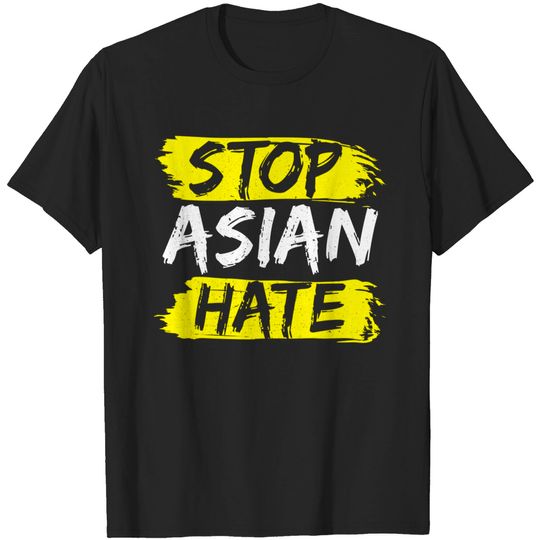 Stop Hate Asian Men's T Shirt American Racism