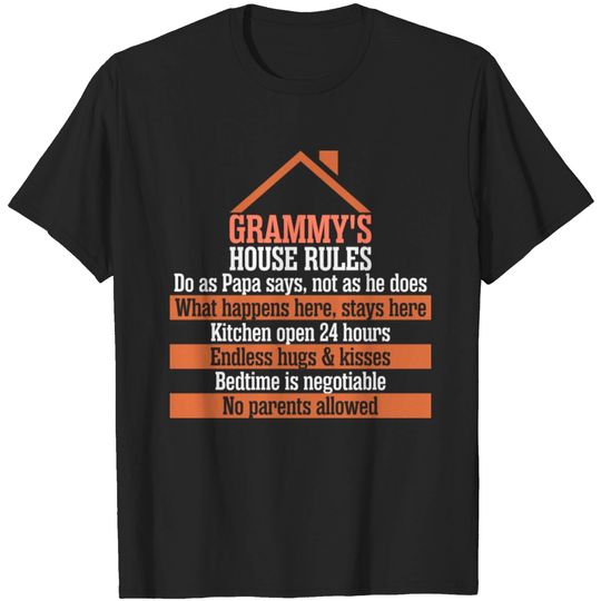 Grammys House Rules T Shirt