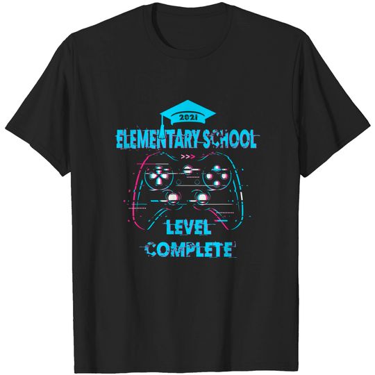 2021 Elementary School Level Complete Gamer Graduation T-Shirt