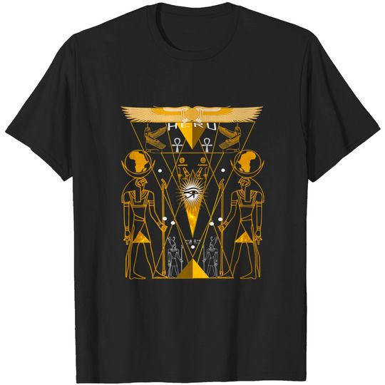 Egyptian Sacred Geometry Horus Heru T Shirt
