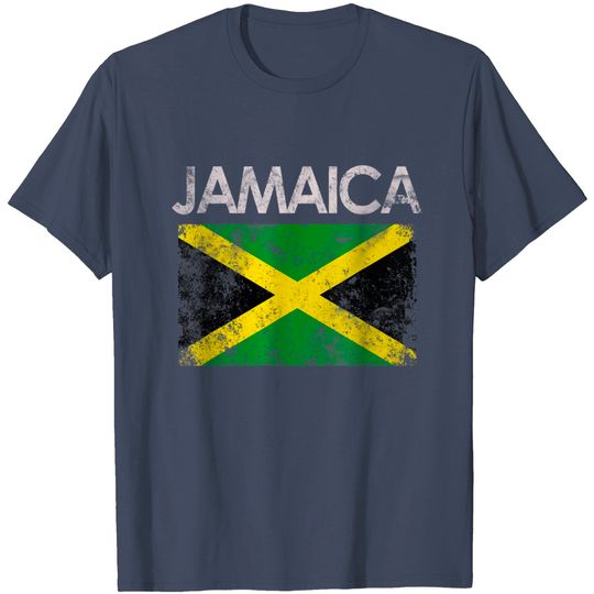 Vintage Jamaica Jamaican Flag Pride T Shirt