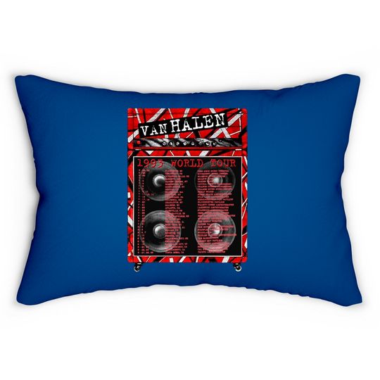 Vintage 1993 Van Halen Live World Tour Lumbar Pillows