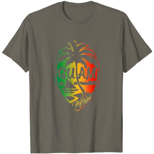 Guam Flag Islanders Pride Guamanian Chamorro History Gifts T-Shirt