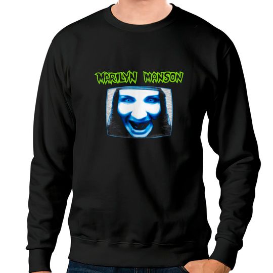 Marilyn Manson TV with Logo Sweatshirts