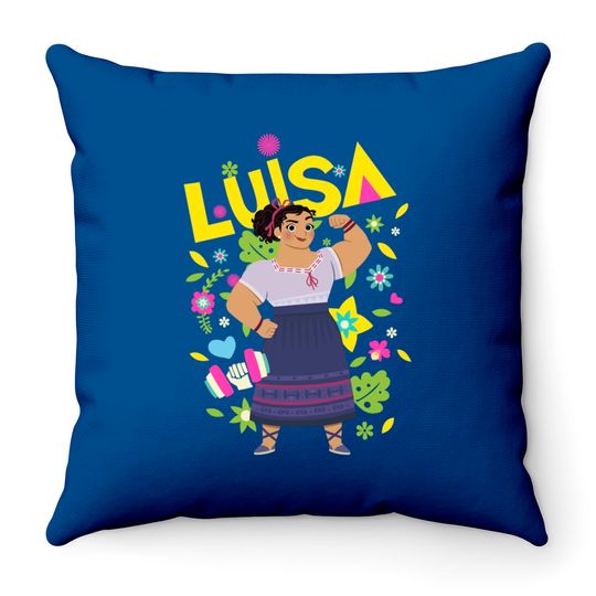 Disney Encanto Luisa Poster Throw Pillows
