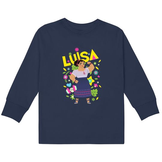 Disney Encanto Luisa Poster  Kids Long Sleeve T-Shirts