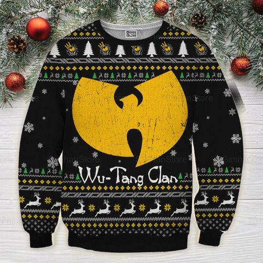 Wu Tang Clan 3D Ugly Christmas Sweater