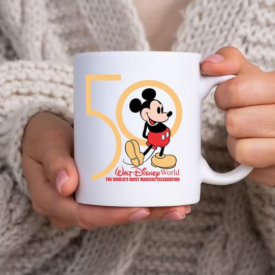 The World's Most Magical Celebration Disney 50th Anniversary Mug