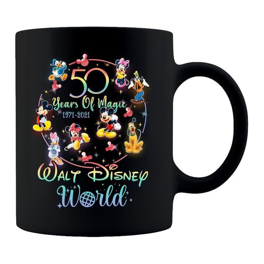 Mickey And Friends Walt Disney World Anniversary 1971-2021 Mug