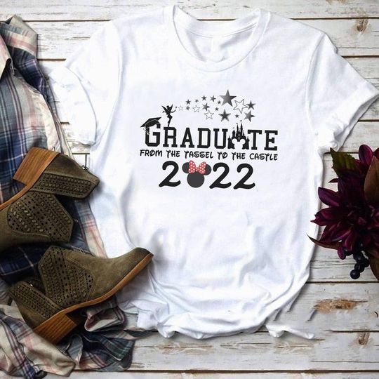 Disney 2022 Disney From Tassel To the Castle Graduation T-Shirt