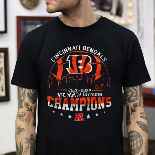 Cincinnati Bengals AFC North Division Champions Shirt