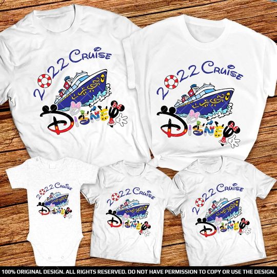Custom 2022 Disney Vacation Family Matching T-Shirt